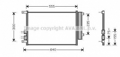 AVA QUALITY COOLING al5088d -  Конденсатор, кондиционер